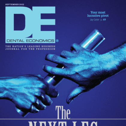 Screenshot of a Dental Economics magazine cover
